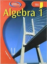Cover for Glencoe Mathematics Algebra 1 Indiana Edition Teacher Wraparound Edtion