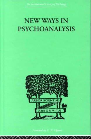 Cover for New Ways in Psychoanalysis