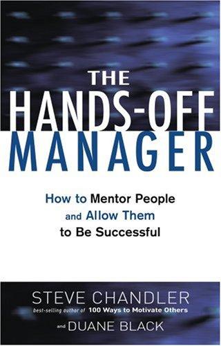 Cover for The Hands-off Manager