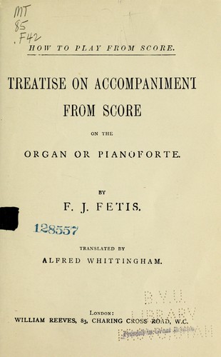 Cover for How to play from score.
