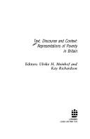Cover for Text, discourse and context