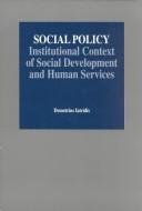Cover for Social Policy