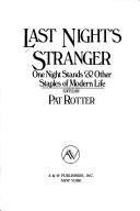 Cover for Last night's stranger