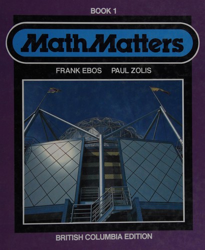 Cover for Math matters, book 1