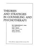 Cover for Theories and Strategies in Counselling and Psychotherapy
