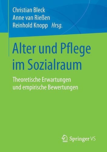 Cover for Alter und Pflege im Sozialraum