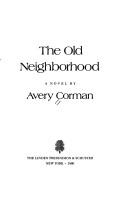 Cover for The old neighborhood