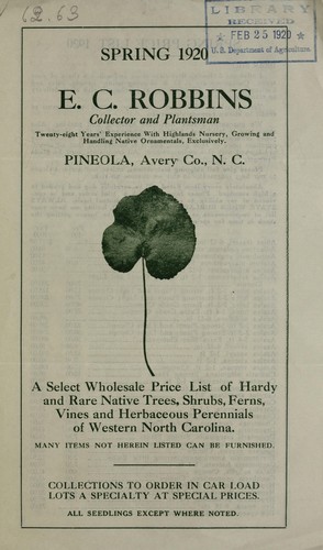 Cover for Spring price list