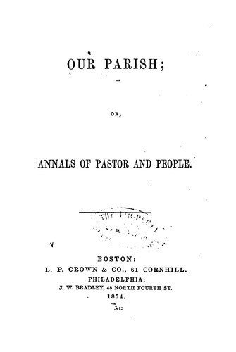 Cover for Our Parish: Or, Annals of Pastor and People