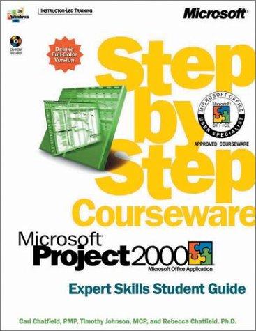 Cover for Microsoft  Project 2000 Step by Step Courseware Expert Skills Class Pack (Step By Step (Redmond, Wash.).)