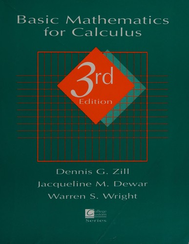 Cover for Basic Mathematics for Calculus