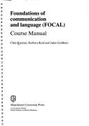 Cover for Foundations of communication and language (FOCAL)
