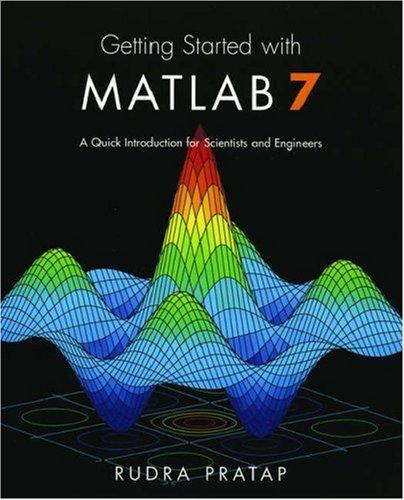 Cover for Getting Started with MATLAB 7
