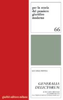 Cover for Generalia delictorum