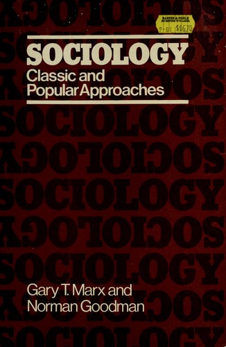 Cover for Sociology, classic and popular approaches