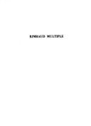 Cover for Rimbaud multiple