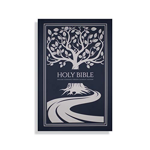 Cover for ESV Catholic Edition Bible - Blue Paperback (option 1)