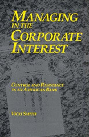 Cover for Managing in the Corporate Interest