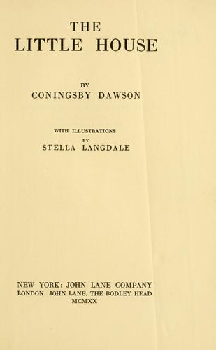 Cover for The little house