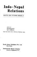 Cover for Indo-Nepal relations