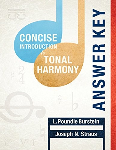 Cover for Concise Introduction to Tonal Harmony