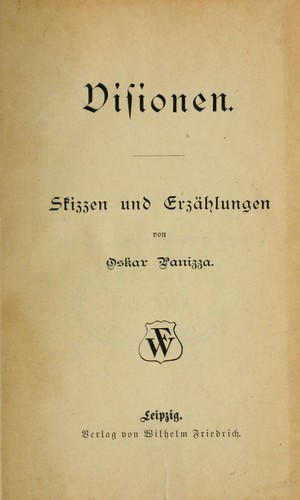 Cover for Visionen