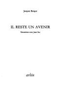 Cover for Il reste un avenir