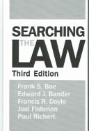 Cover for Searching the law