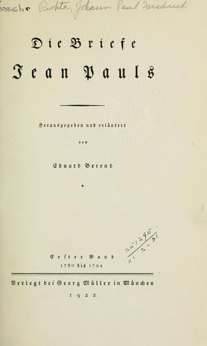 Cover for Briefe
