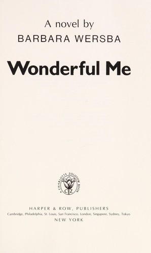 Cover for Wonderful me