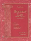 Cover for Study Guide to accompany Business Law with UCC Applications