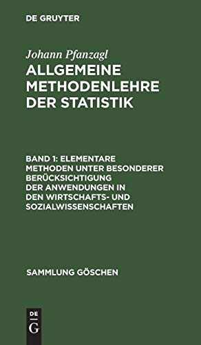 Cover for Elementare Methoden unter besonderer Berücksichtigung der Anwendungen in den Wirtschafts- und Sozialwissenschaften