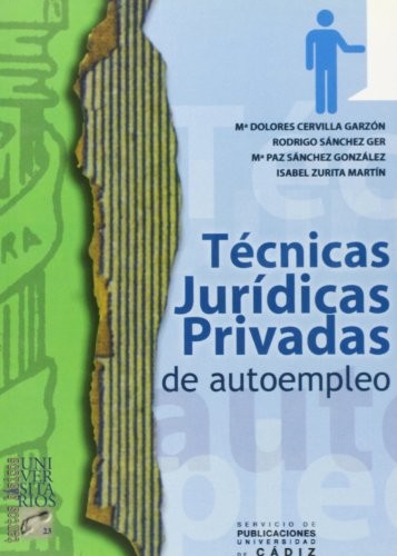Cover for Técnicas jurídicas privadas de autoempleo