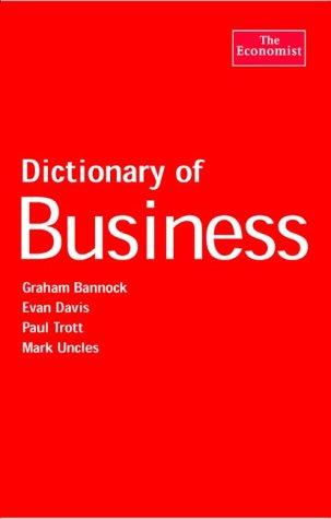 Cover for Dictionary of Business