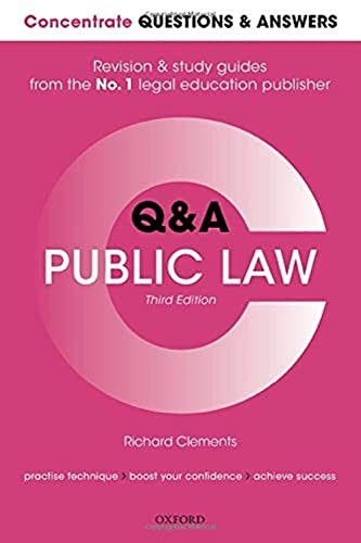Cover for Concentrate Questions and Answers Public Law