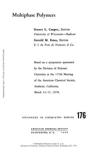 Cover for Multiphase polymers