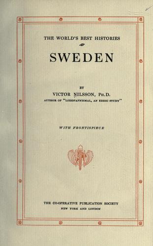 Cover for Sweden