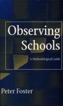 Cover for Observing Schools