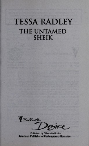 Cover for The untamed sheik