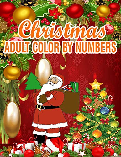 Cover for Christmas Adult Color By Numbers