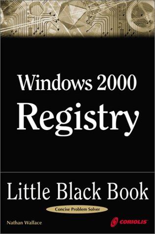 Cover for Windows 2000 Registry Little Black Book