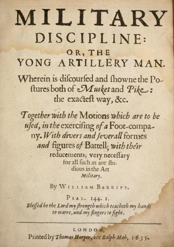 Cover for Military discipline: or