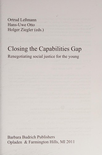 Cover for Closing the capabilities gap