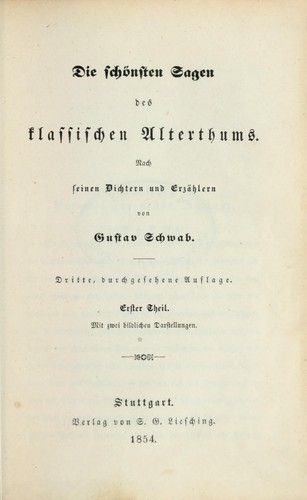 Cover for Dritter Theil
