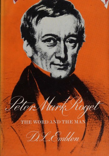 Cover for Peter Mark Roget