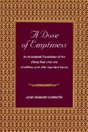 Cover for A dose of emptiness