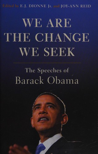 Cover for We are the change we seek