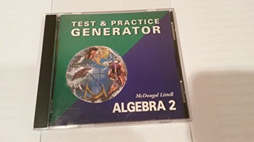 Cover for Test & Practice Generator CD-ROM (McDougal Littell Algebra 2)