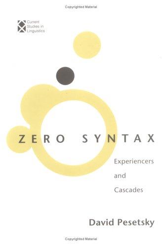 Cover for Zero syntax