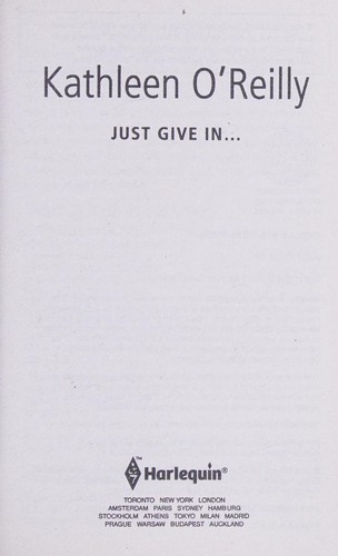 Cover for Just give in--